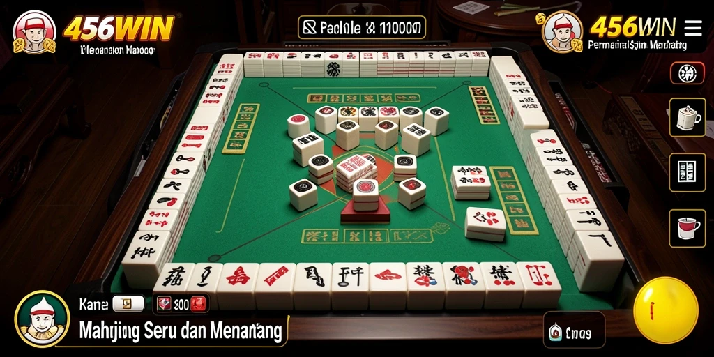 Tampilan gameplay Mahjong yang menarik di 456WIN.