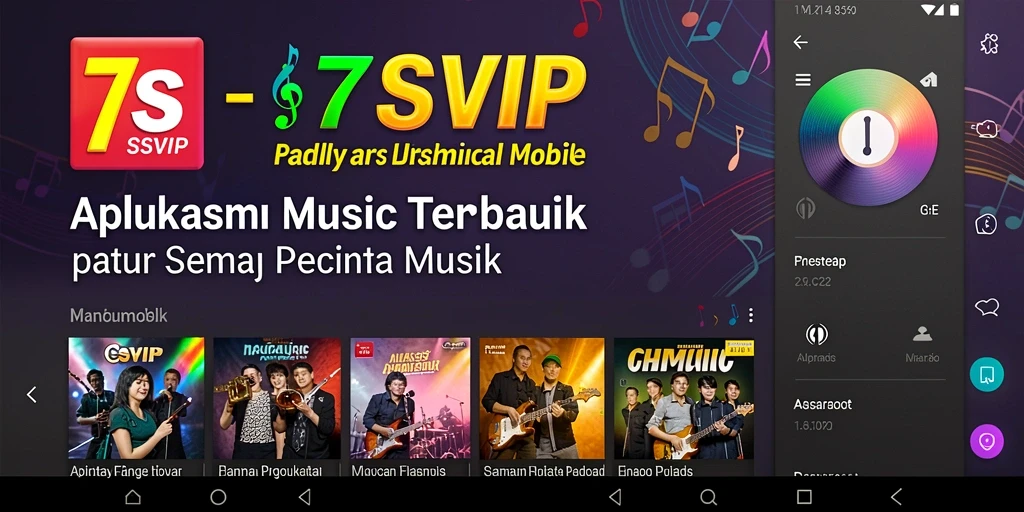 Tampilan gameplay 7SVIP yang menampilkan antarmuka musik yang menarik.