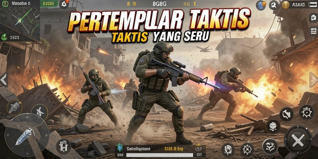 Gameplay seru 8G8G dengan pertempuran mendebarkan.