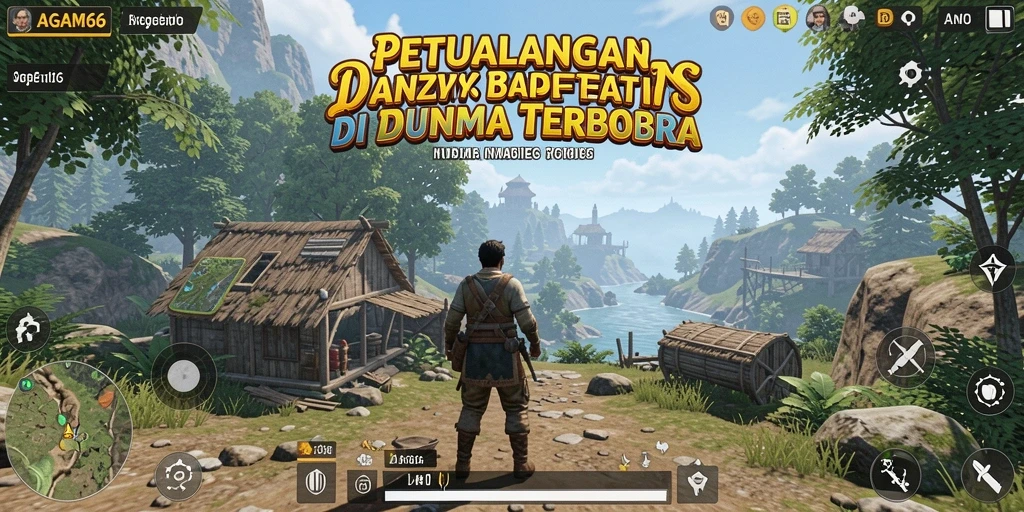 Tangkapan layar gameplay AGAM66 menampilkan petualangan seru di dunia terbuka.