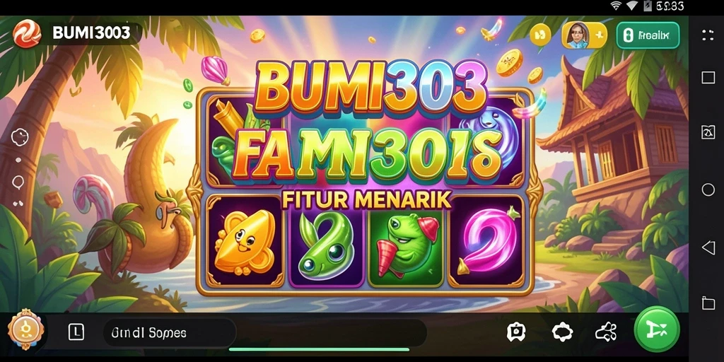 Tampilan menarik dari gameplay BUMI303 dalam slot.
