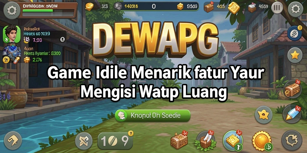 Tangkapan layar DEWAPG menampilkan gameplay santai yang menawan.
