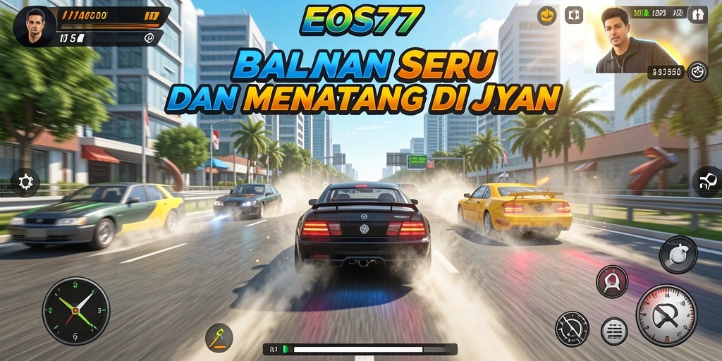 Gameplay mendebarkan di trek balapan <strong>EOS77</strong> yang penuh tantangan.