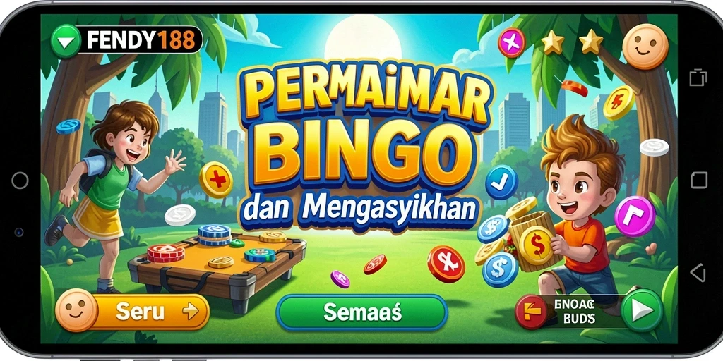 Tampilan gameplay seru dalam permainan Bingo FENDY188.
