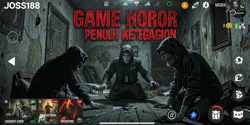 Gameplay JOSS188 menampilkan ketegangan yang mendebarkan dan momen horor yang intens.