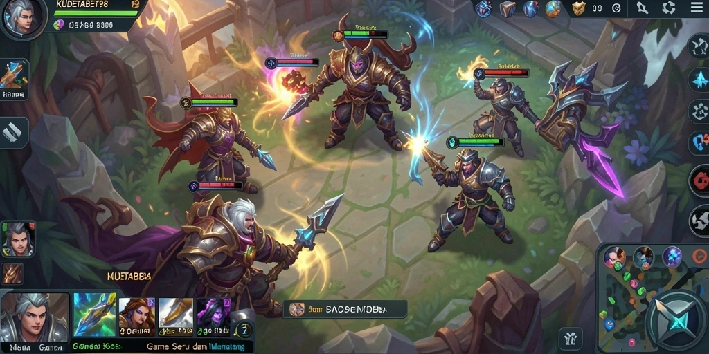 Tampilan gameplay seru dan strategis dalam KUDETABET98.