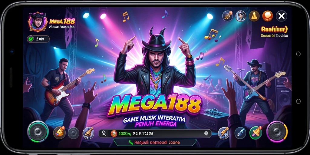 Gameplay <strong>MEGA188</strong> yang interaktif dan penuh warna terlihat jelas.