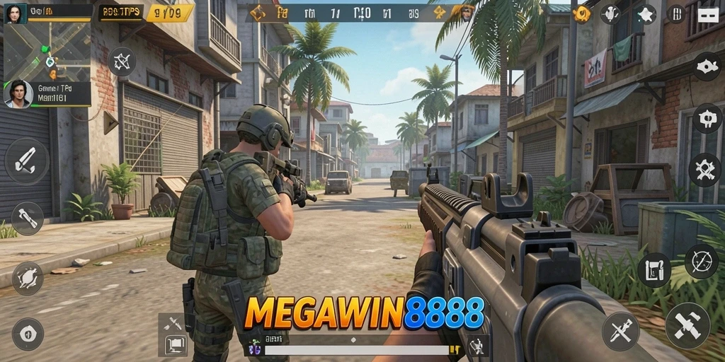 Screenshot gameplay <strong>MEGAWIN888</strong> yang menunjukkan aksi seru di pertempuran.