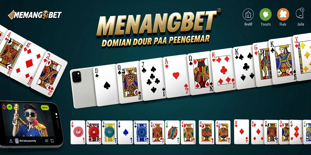 Screenshot gameplay <strong>MENANGBET</strong> menampilkan aksi seru permainan Domino.