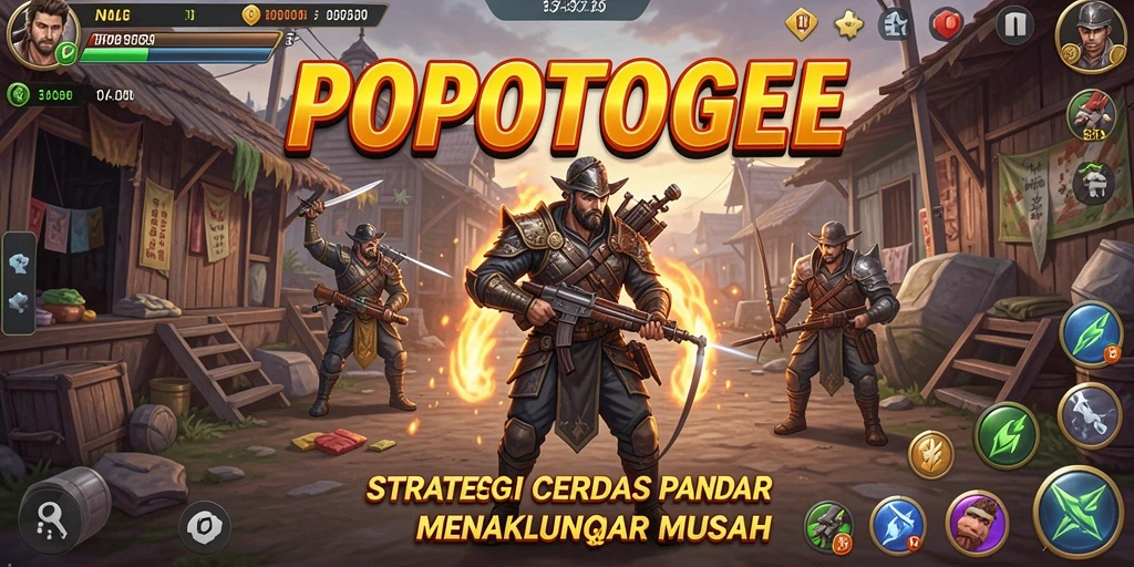 Screenshot utama POPOTOGEL menampilkan gameplay strategi yang mendebarkan.