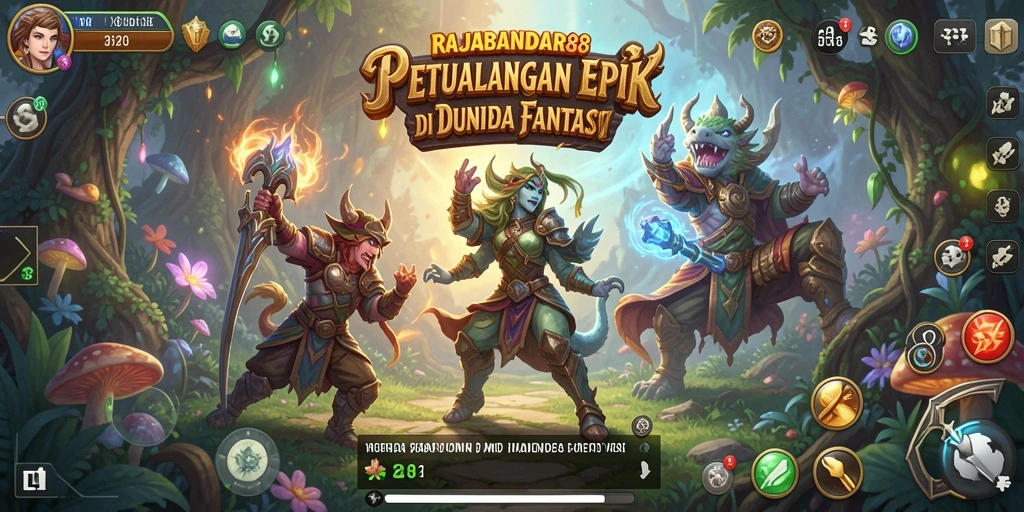 Menampilkan aksi pertarungan seru dalam RAJABANDAR88.