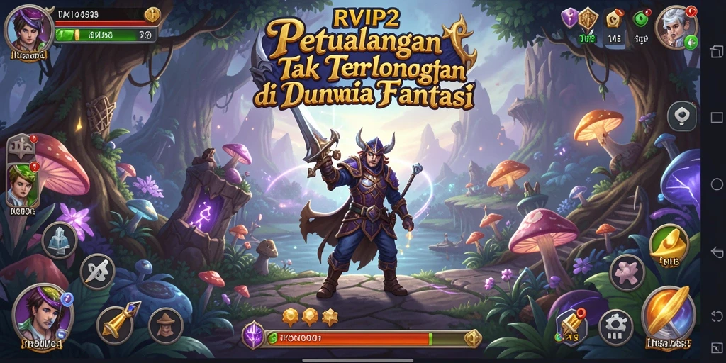 Tampilan gameplay RVIP2 dengan lingkungan petualangan yang menakjubkan.