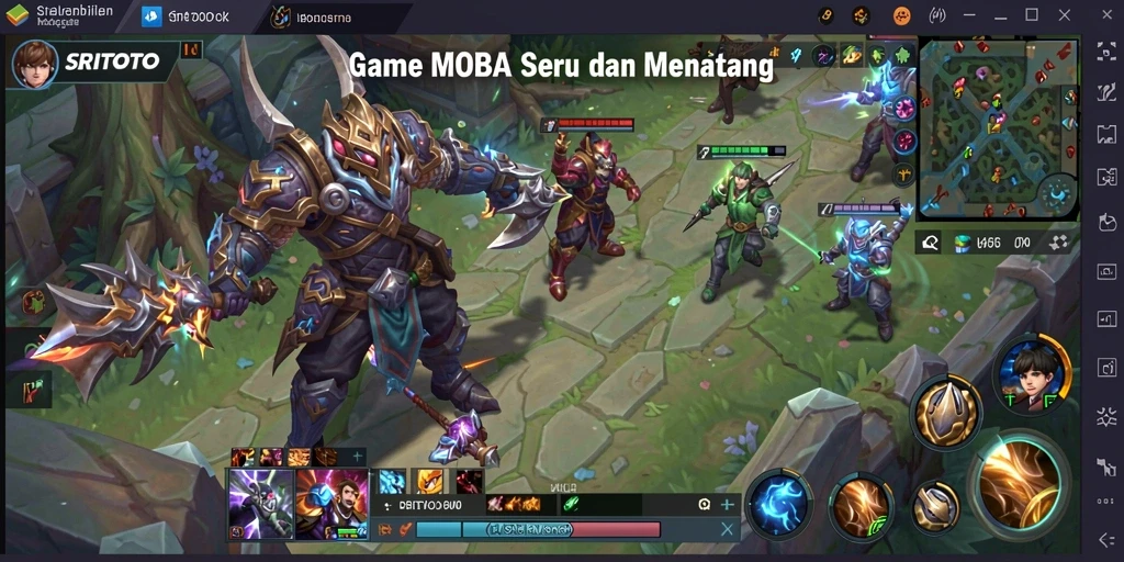 Tampilan gameplay menarik dan penuh aksi dari SRITOTO.